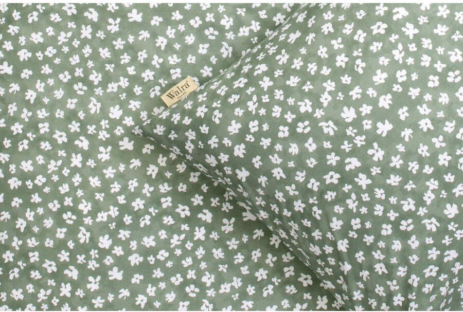 Walra dekbedovertrek Petites Fleurs groen 200x200 220 cm Leen Bakker - Foto 1
