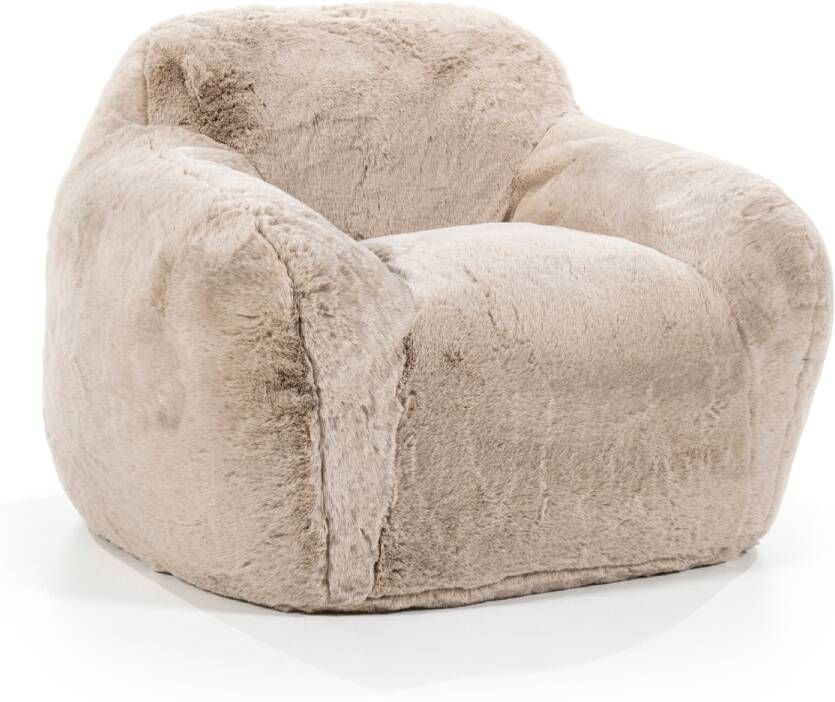 By-Boo Fauteuil Hug Fluffy Taupe - Foto 2