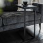 By-boo Bijzettafel Edge marmer zwart 40 x 65 x 27 cm - Thumbnail 1