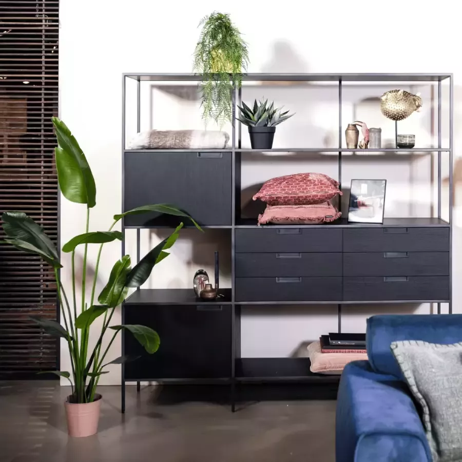 Eleonora Madison Dark Wandkast 180 cm