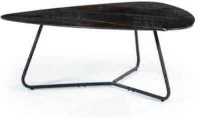 Eleonora Salontafel Neno 85 x 95 Marmerlook Zwart