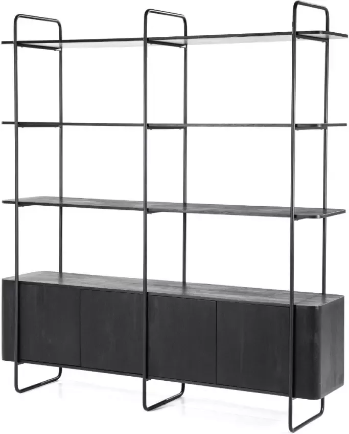 Eleonora Wandkast James 4drs. zwart