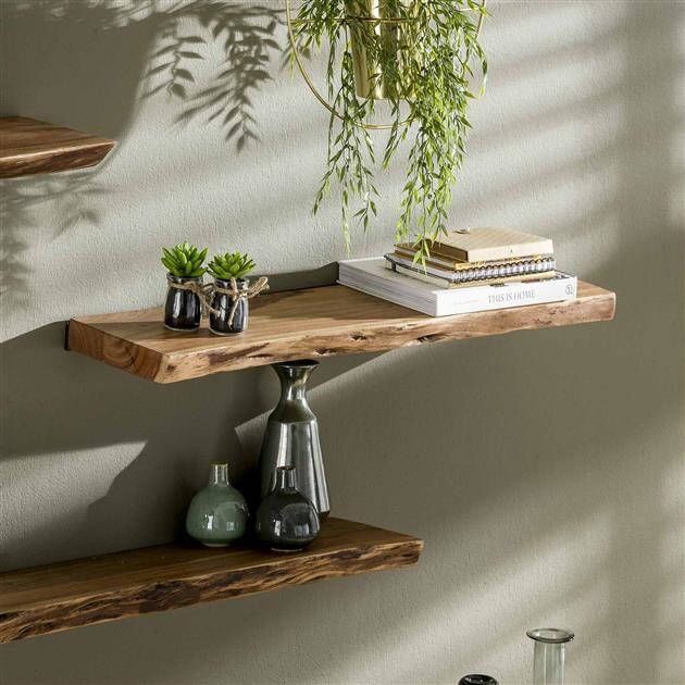 Max Wonen Boomstam wandplank Edge 90 cm