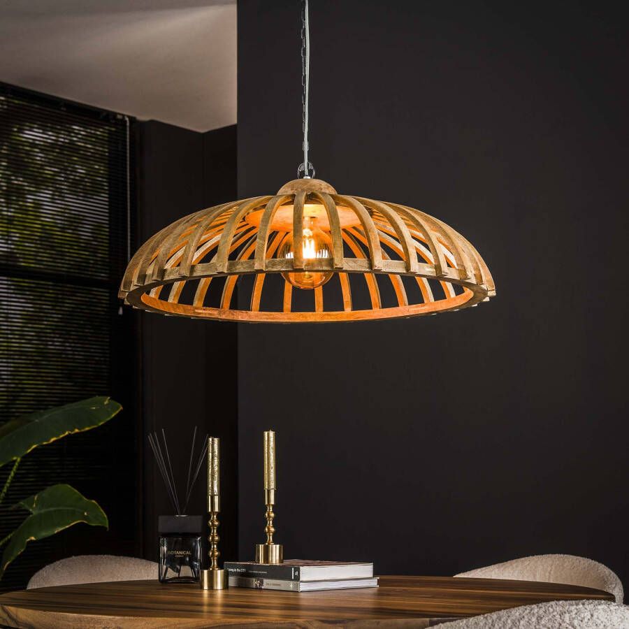 Max Wonen Hanglamp Span Massief mangohout Ø66