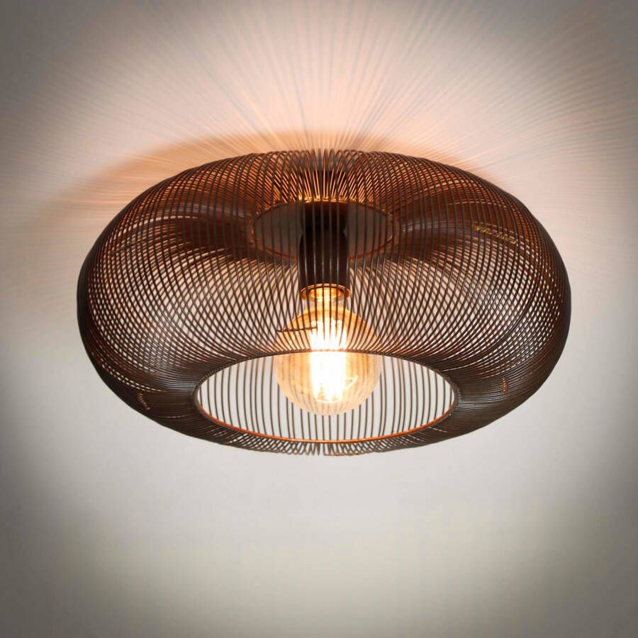 Max Wonen Plafondlamp Copper twist Ø43 cm