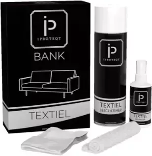 IProteqt Textiel Bank 5 eetkamerstoelen