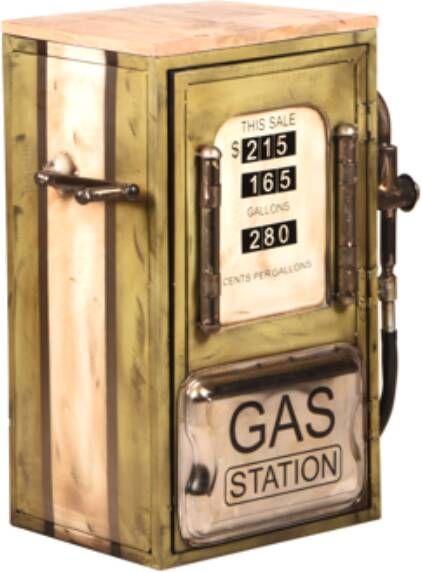 Meubelplaats Vintage Gas Station Sidetable - Foto 2