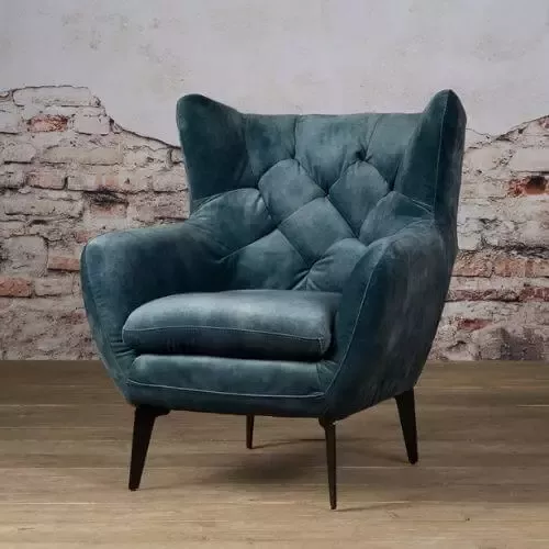 Tower Living Fauteuil Bomba Bliss Blauw - Foto 1