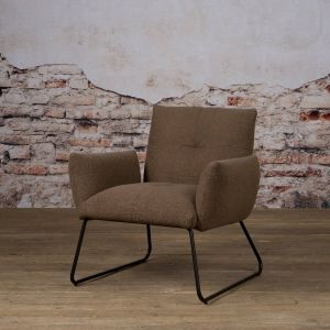 Tower Living Teddy fauteuil Dante Donkerbruin