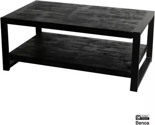 Benoa Britt Coffee Table with Shelf Black 110 - Foto 2