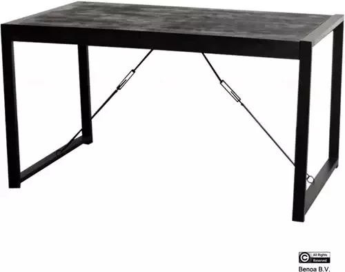 Benoa Eettafel Britt rechthoek Zwart 140 cm - Foto 4