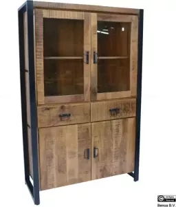 Benoa Britt Glass Door Cabinet 115