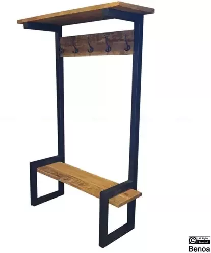 Reuring wonen & living Reuring wonen Kapstok Industrieel 120 cm breed - Foto 2