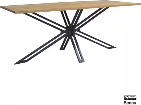 Benoa Eettafel Jayden rechthoek mangohout 140x80 cm - Foto 3