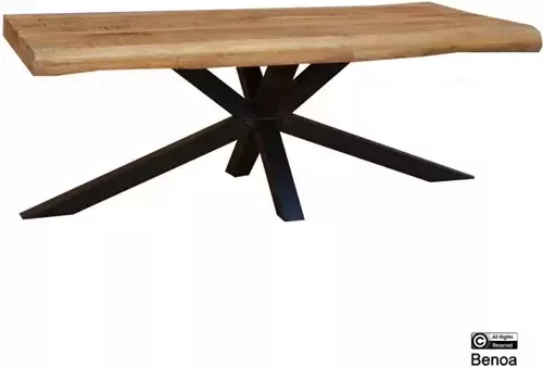 Benoa Mango Coffee Table Live Edge 130 3+3cm with Spiderleg - Foto 2
