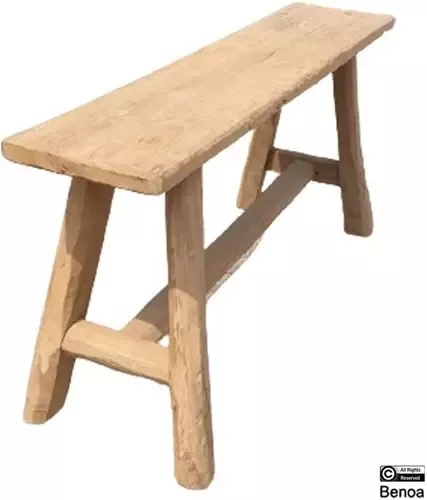 Industrieelinhuis.nl Bankje Blora Old Teak 110 120 cm - Foto 3