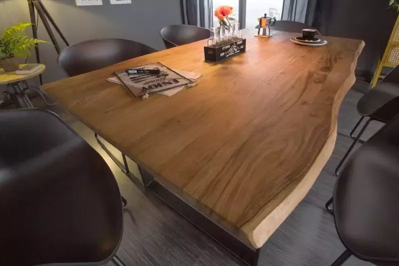 Invicta Interior Eettafel Mammoet 140cm Massief Acacia Hout 39911