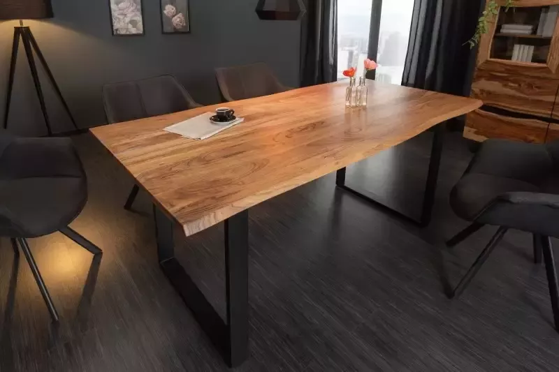 Invicta Interior Eettafel Mammoet Industrial 180cm Massief Acacia Hout 40048