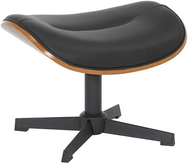 Invicta Interior Draaibare kruk VOGUE 360° populierfineer kunstleer zwart bruin