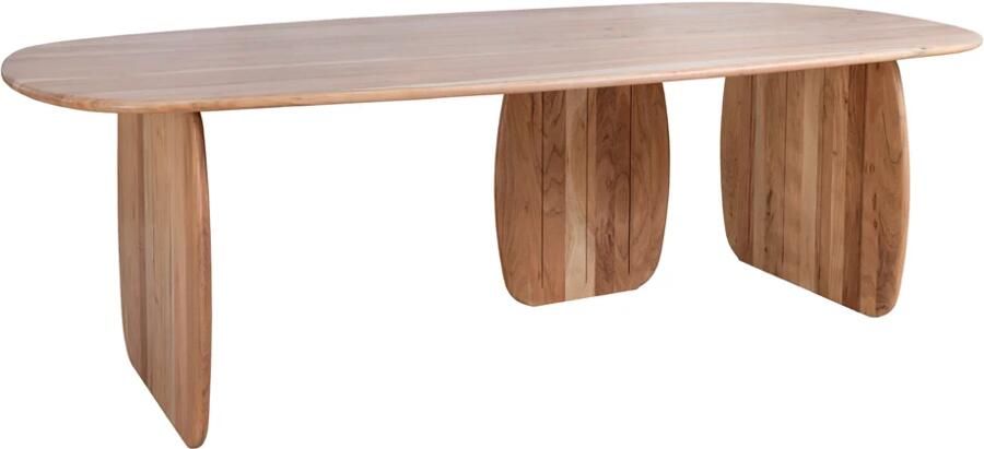 Invicta Interior Eettafel SCULPTURA 240cm ovaal sculptuur frame acacia hout naturel 49258