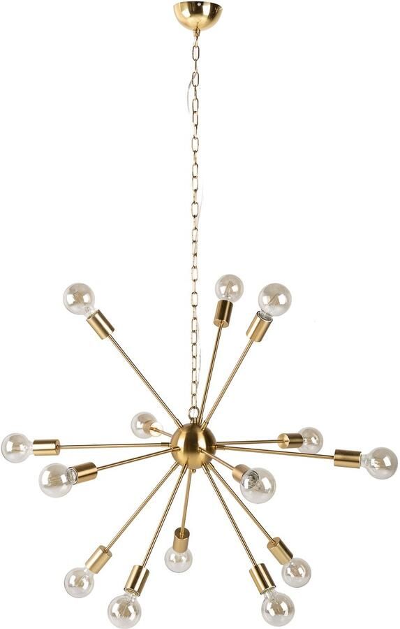 Invicta Interior Elegante hanglamp SPUTNIK 87cm goud met 14 lichtarmen 41108
