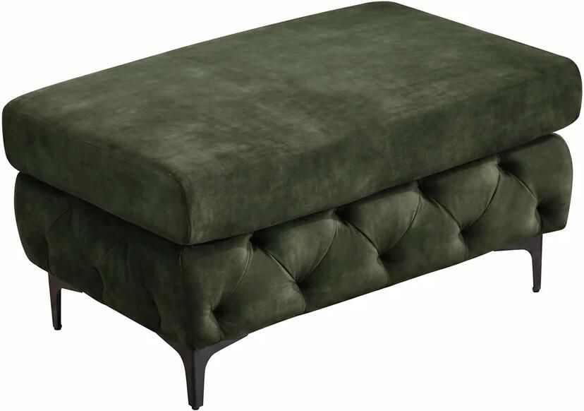 Invicta Interior Kruk MODERN BAROCK 95cm fluweel donkergroen