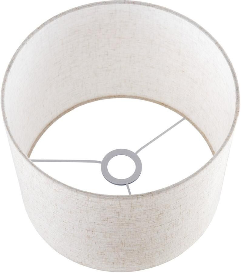 Invicta Interior Design tafellamp ROOTS 60cm drijfhout linnen kap beige handgemaakt 39728