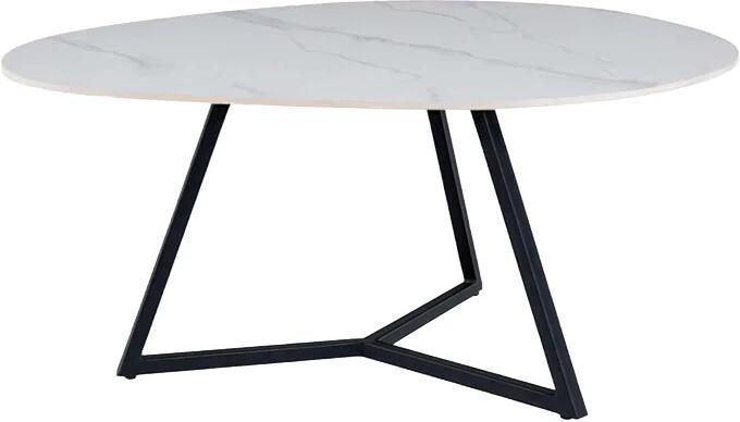 Invicta Interior Salontafel MARVELOUS 70cm keramiek wit 46870