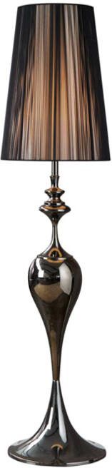 Invicta Interior Edele design vloerlamp LUCIE 160cm zwarte vloerlamp in barokstijl 20512 - Foto 2