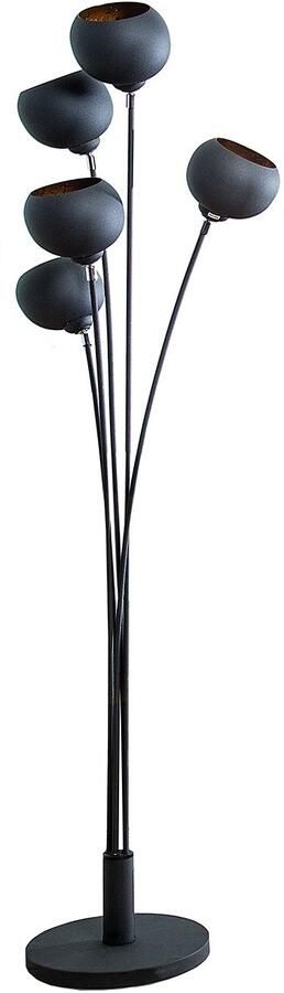 Invicta Interior Elegante design vloerlamp MAGMA 170cm zwart goud vloerlamp 37004 - Foto 2