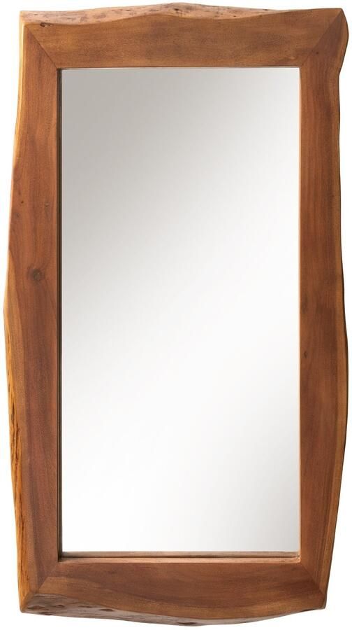 Invicta Interior Wandspiegel MAMMUT 160 cm met natuurlijke rand bruin acaciahout 46491