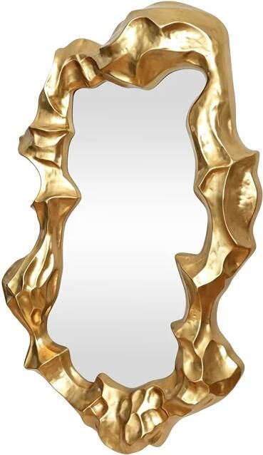 Invicta Interior Wandspiegel VENETIA 150cm asymmetrisch organische vorm goud 70159