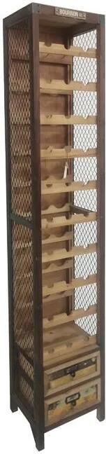Invicta Interior Wijnrek BODEGA 190cm grenen hout natuurlijk - Foto 1