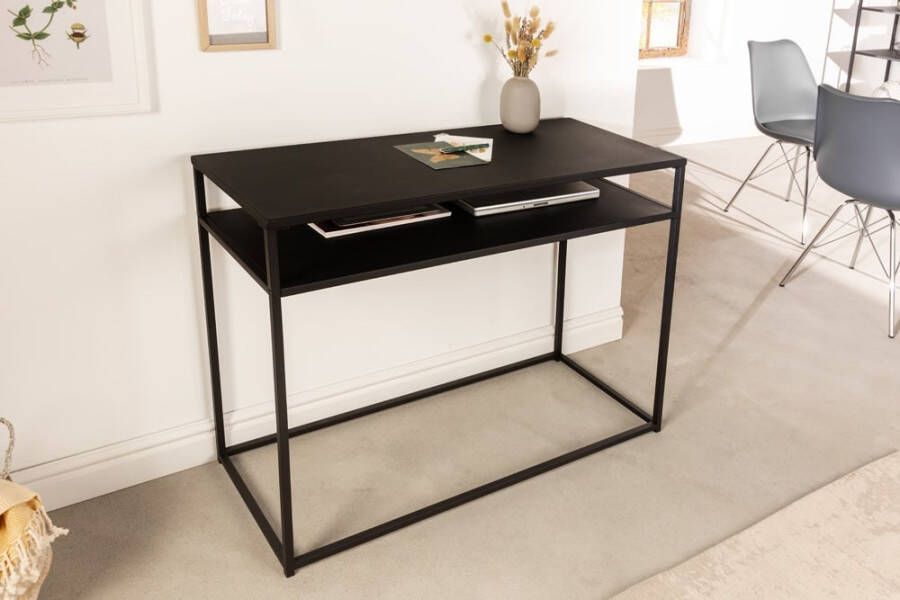 Invicta Interior Sidetabel Dura Steel 100cm Metaal zwart 41581