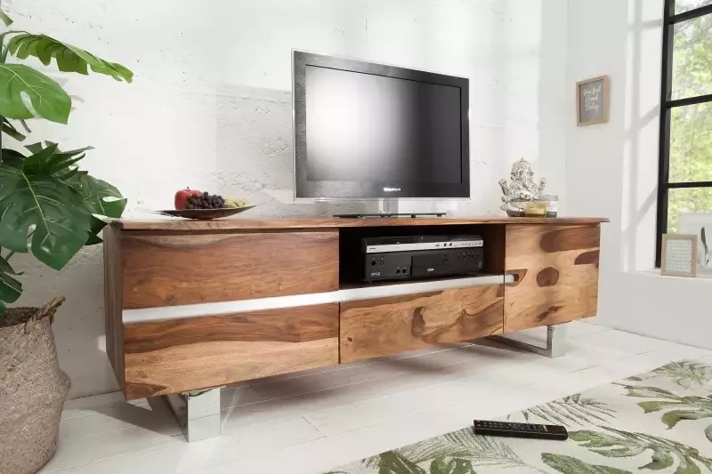 Invicta Interior TV-meubel Mammoet 160cm Massief Sheesham Hout 38914
