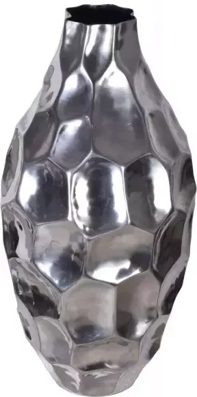 Invicta Interior Elegante vaas ORGANIC ORIENT 45cm zilver gehamerd ontwerp 41544 - Foto 2