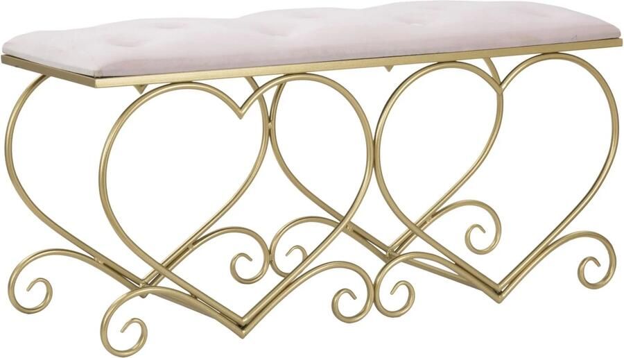 Mauro Ferretti BANKJE HART ROSA CM 105X37 5X51 5