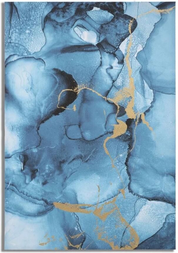 Mauro Ferretti BEDRUKKING MET VERF BLU REY CM 80X3X120