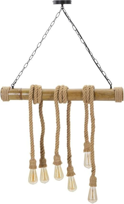 Mauro Ferretti PLAFONDLAMP BAMBOE TOUW CM 80X15X120