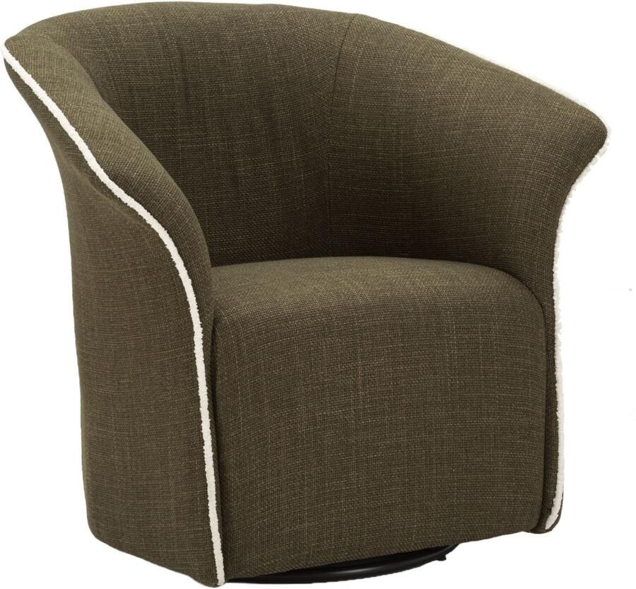 Mauro Ferretti SIENA GREEN DRAAIFAUTEUIL CM 83 5x66x80 (ZITHOOGTE CM 42)
