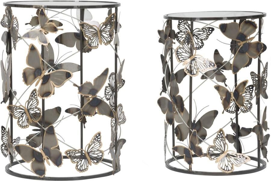 Mauro Ferretti TAFEL FARFALLE SET 2ST CM 41 3X55-35X50 3