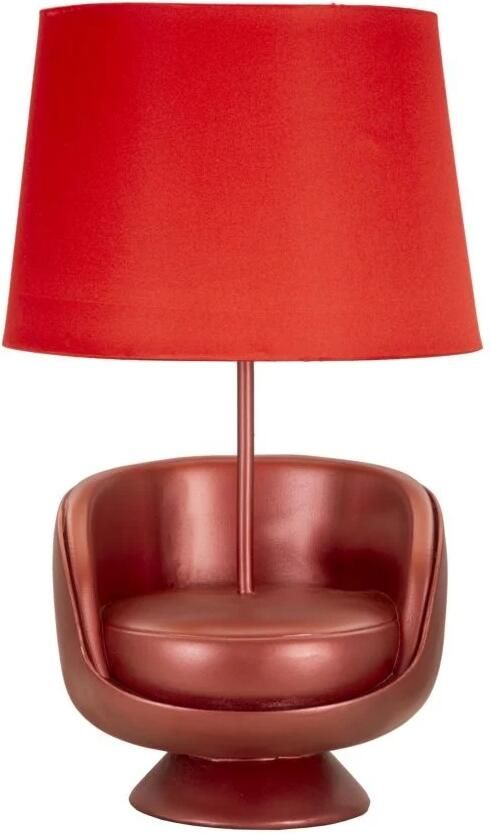 Mauro Ferretti TAFELLAMP MIDCENTURY ROOD CM Ø 26X43