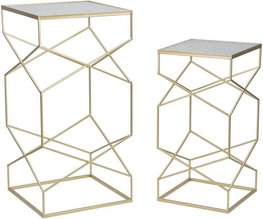 Mauro Ferretti TELEFOONHOUDER GLAZIGE COPPIA CM 50X50X100-40X40X80