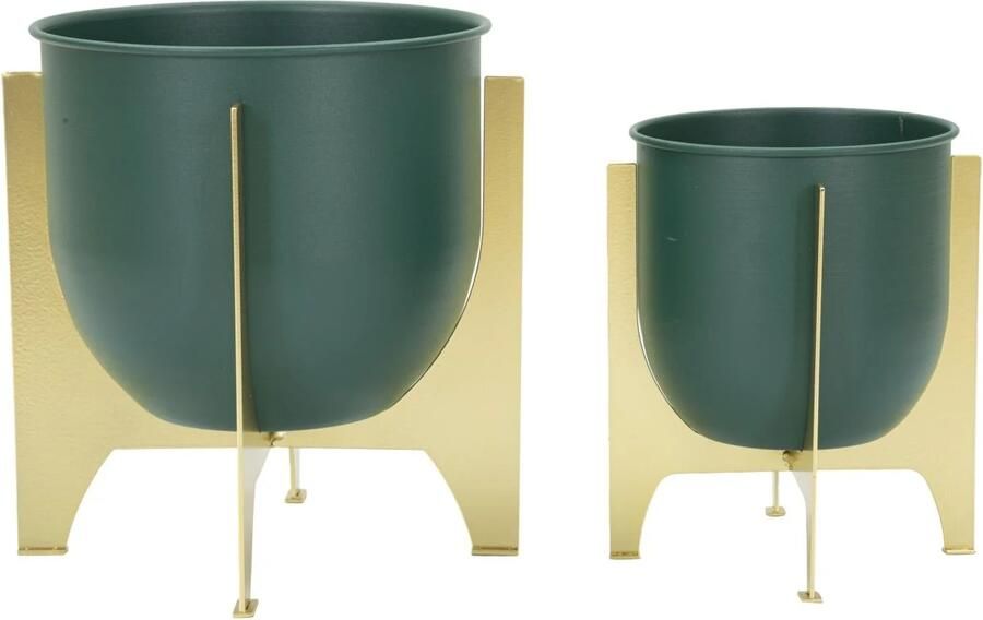 Mauro Ferretti VAASHOUDER GRENT SHET SET 2 STUKS CM Ø 24 5X26-19X21