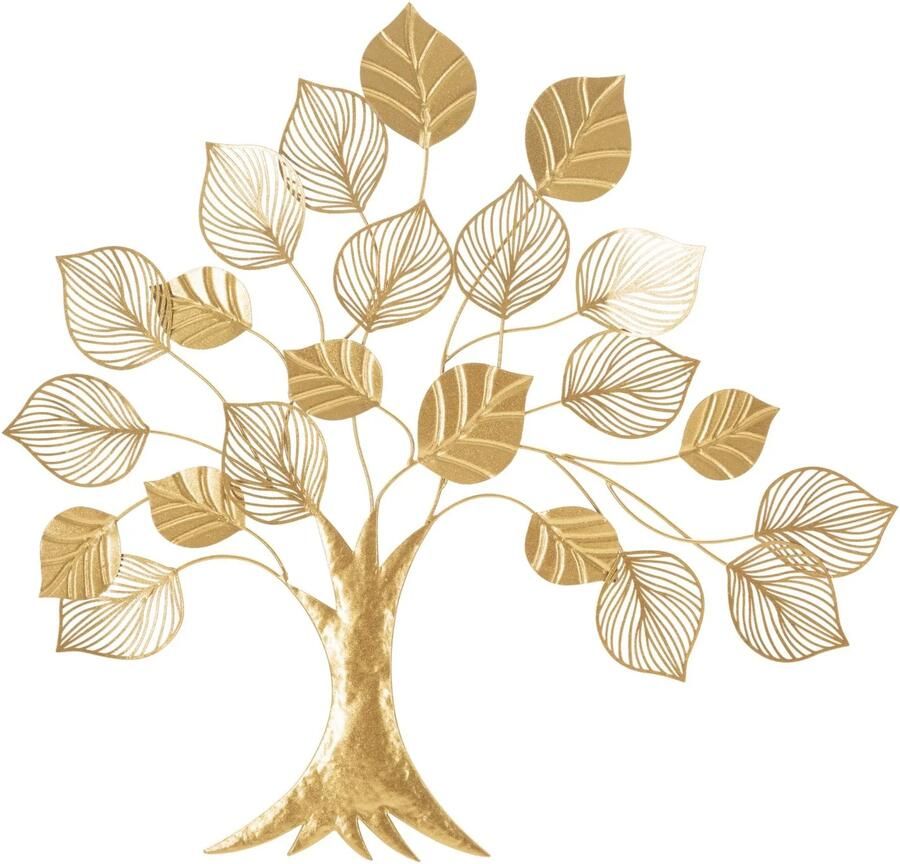 Mauro Ferretti WANDDECORATIE ALBERO GOUDACHTIG CM 81X2 5X78