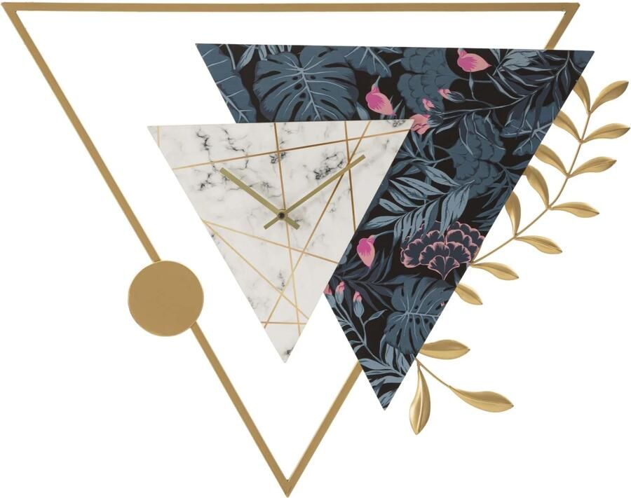 Mauro Ferretti WANDKLOK DRIEHOEK CM 75X4 5X59