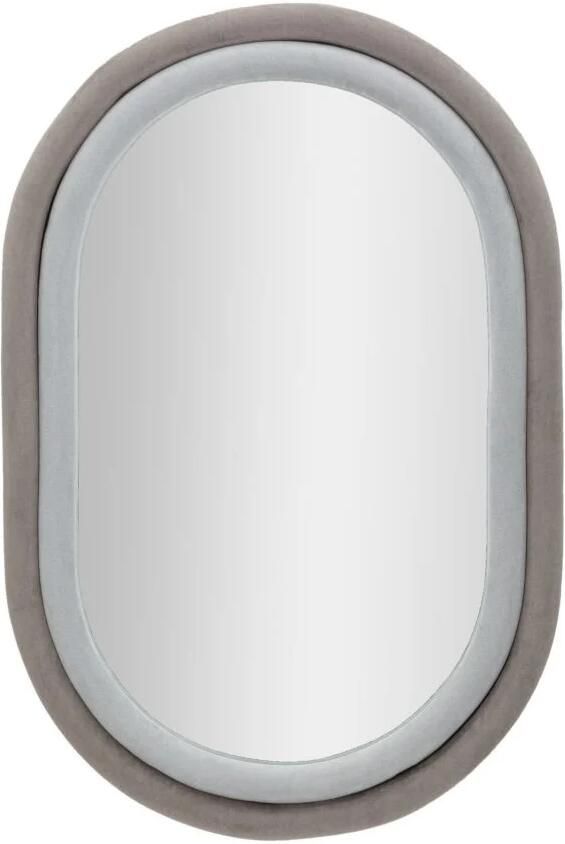 Mauro Ferretti WANDSPIEGEL ANTONY GRIJS FLUWEEL CM 60X4X90