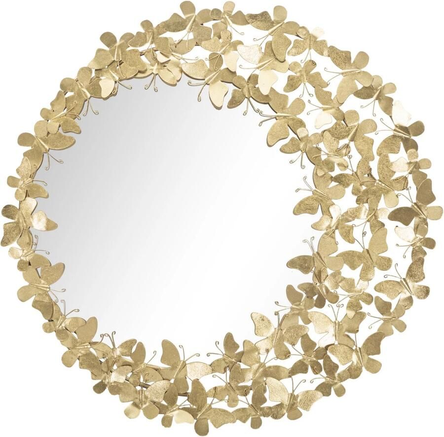 Mauro Ferretti WANDSPIEGEL GLAM BUTTERFLY WIND Ø CM 81 5X3 5 (SPIEGEL CM Ø55)