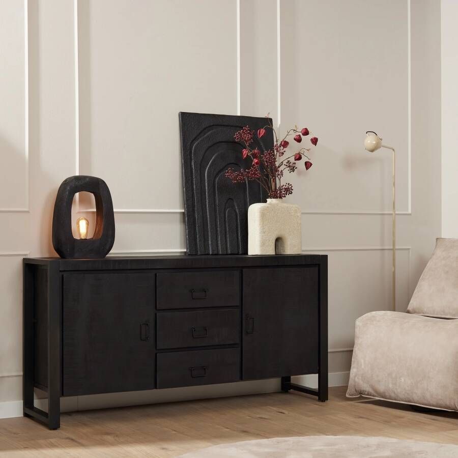 Starfurn Dressoir Boaz Black | 160 cm|STF-828