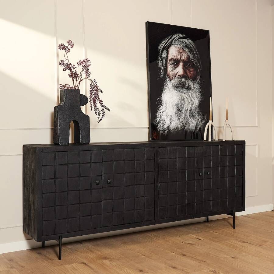 Starfurn Dressoir Brandy Black | 220 cm|STF-1505